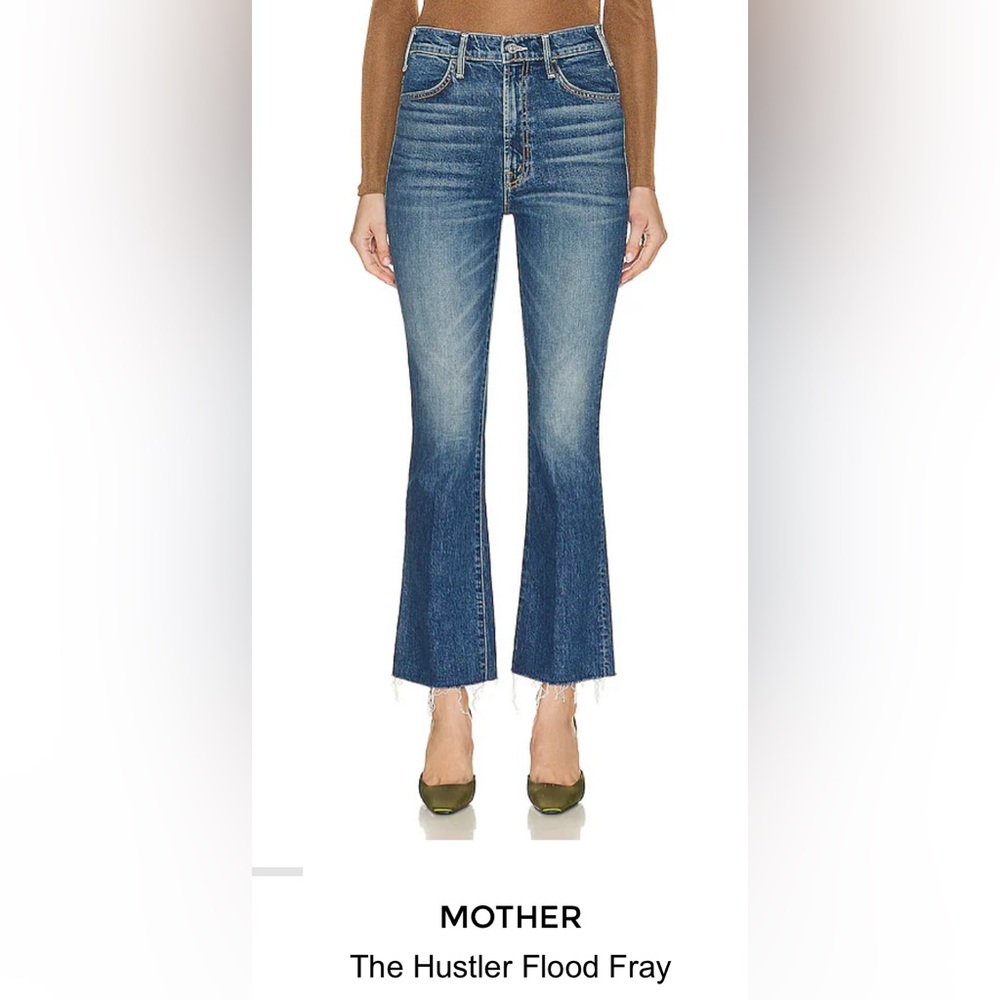 MOTHER SUPERIOR - Hustler Flood Fray - Blue Jeans - Color Beer Me